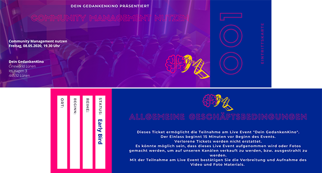 Community-Management-nutzen-Early-Bird Early Bird Eintrittskarte Community Management nutzen
