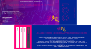 Platinum Eintrittskarte Community Management nutzen